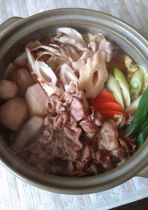 焼き肉で寄せ鍋-レシピのメイン写真
