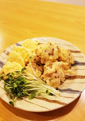 余った たこ焼きの粉で 豚こま天-レシピのメイン写真