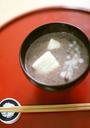 1:1でまぜるだけ☆小豆と甘酒のぜんざい-レシピのメイン写真