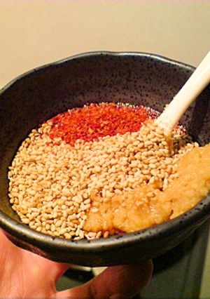 楽チン黄金比♪ウマウマゴマ味噌炒めのもと-レシピのメイン写真