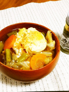 野菜たっぷりキャベツとたまご食べる味噌汁-レシピのメイン写真