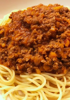 パスタはやっぱりこれ！ミートソースパスタ-レシピのメイン写真
