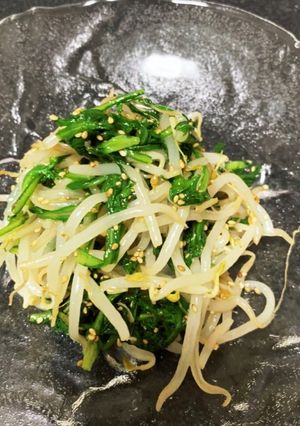 もやしと春菊のナムル-レシピのメイン写真