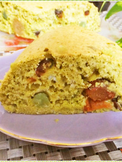 ホケミ&おからP★簡単❣抹茶甘納豆ケーキ-レシピのメイン写真