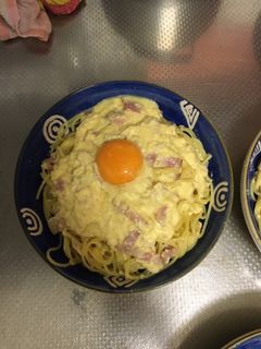 生クリームなしで!カルボナーラ-レシピのメイン写真