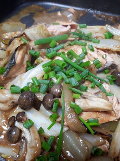 冷や汁の素で作る白菜ちゃんちゃん焼き風-レシピのメイン写真