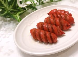 赤ウインナーのマヨネーズ 炒め-レシピのメイン写真