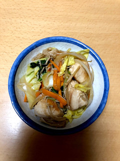 簡単小松菜と鶏肉のオイスターソース炒め-レシピのメイン写真