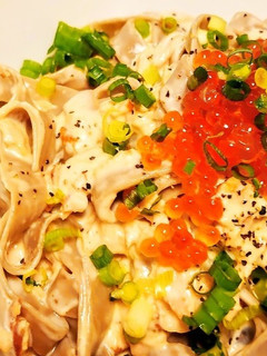 簡単☆サーモンといくらのクリームパスタ♫-レシピのメイン写真