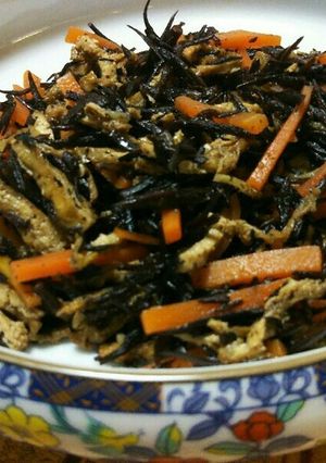 生姜でさっぱり!ひじきの煮物!-レシピのメイン写真