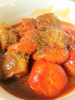 牛塊肉とトマトの簡単煮込み♡-レシピのメイン写真