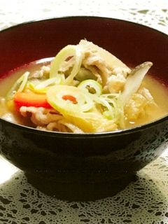野菜たっぷり簡単とん汁~茨城野菜~-レシピのメイン写真
