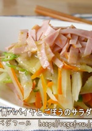 青パパイヤのサラダ-レシピのメイン写真