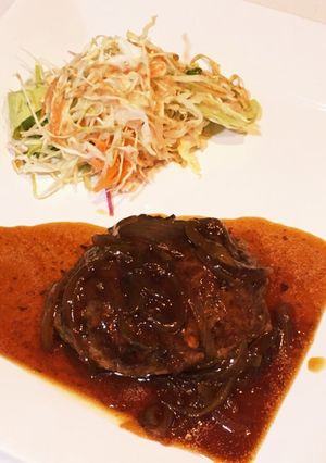 照焼き煮込みハンバーグ-レシピのメイン写真