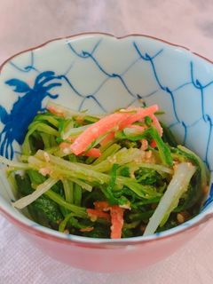 水菜と人参のごま和え-レシピのメイン写真