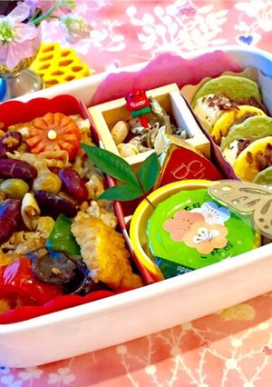 1月28日　蓮根と豆キーマカレー　詰め方-レシピのメイン写真