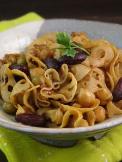 蓮根と豆キーマカレー炒め-レシピのメイン写真