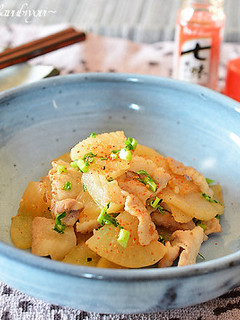 減塩!薄切り大根と豚バラ肉の炒め煮♪-レシピのメイン写真