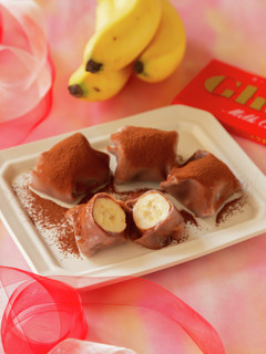 バナナまるごと♡生チョコバナナ大福-レシピのメイン写真