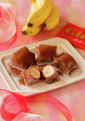 バナナまるごと♡生チョコバナナ大福-レシピのメイン写真