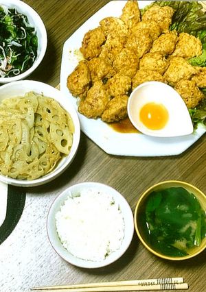 我が家の定番茨城県産食材を使った鶏つくね-レシピのメイン写真