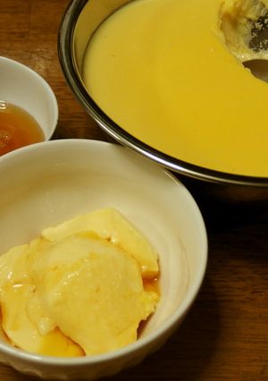 非常食★ボウルまるごと ジャンボプリン-レシピのメイン写真