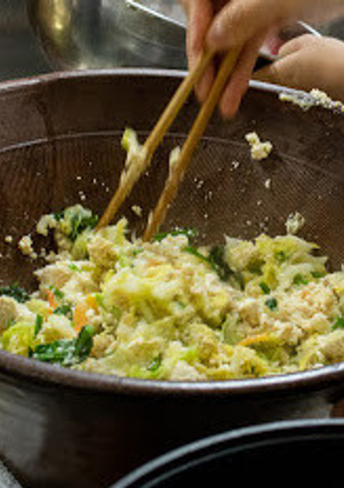木間の豆腐とみそでつくる白菜の白和え-レシピのメイン写真