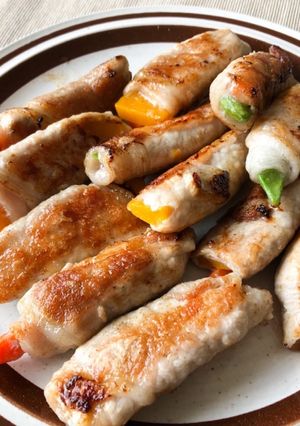 お弁当にぴったり♪野菜の肉焼き☆-レシピのメイン写真