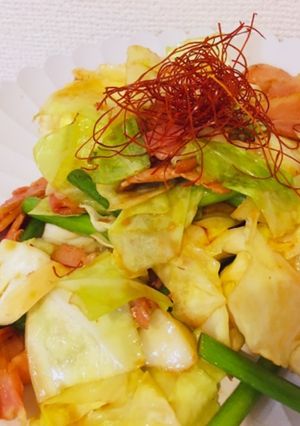 ベーコンとキャベツのオイスター炒め-レシピのメイン写真