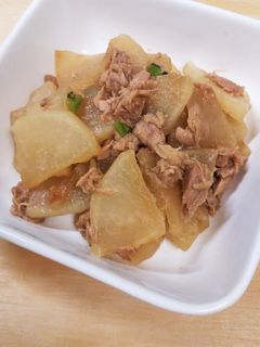 ツナと大根の炒め煮-レシピのメイン写真
