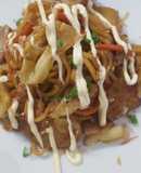 キクイモ(菊芋)と野菜の濃厚ソース焼そば