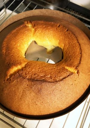 ホットケーキミックスでシフォンケーキ-レシピのメイン写真