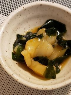 ホタテとワカメの和え物-レシピのメイン写真