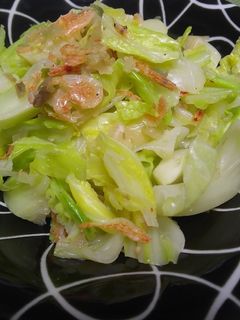 【減塩】ザーサイとキャベツの蒸しサラダ-レシピのメイン写真