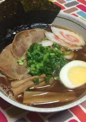 超簡単☆魚介系Wスープが旨い醤油らーめん-レシピのメイン写真