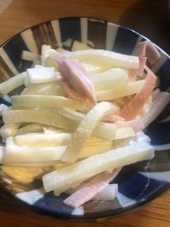 大根とハムのサラダ-レシピのメイン写真