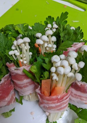 ブーケ肉巻き♪-レシピのメイン写真