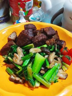 小松菜椎茸の味噌バター炒め(簡単)-レシピのメイン写真
