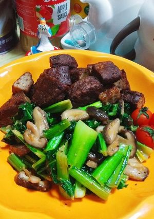 小松菜椎茸の味噌バター炒め(簡単)-レシピのメイン写真