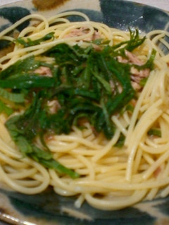 大葉とツナの簡単パスタ♪-レシピのメイン写真