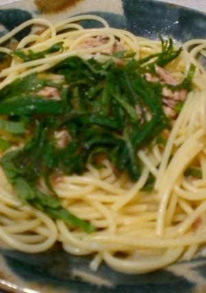 大葉とツナの簡単パスタ♪-レシピのメイン写真