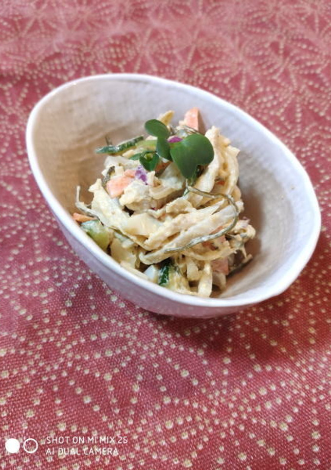 根菜の洋風胡麻和え-レシピのメイン写真