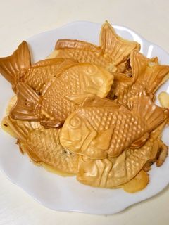 たい焼き☆餅とり粉入りでサクフワもっちり-レシピのメイン写真