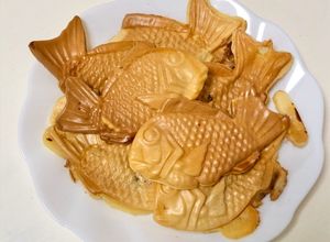 たい焼き☆餅とり粉入りでサクフワもっちり-レシピのメイン写真