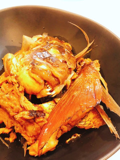 こっくり甘辛!鯛のあら炊き 簡単-レシピのメイン写真