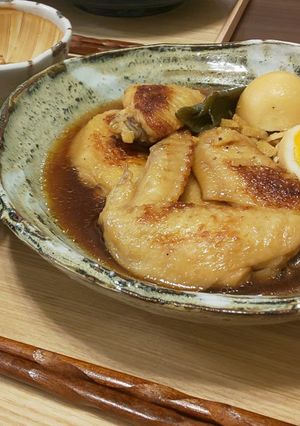 疲労回復♪手羽先の甘酢煮(さっぱり煮)-レシピのメイン写真