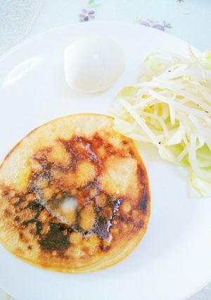 もちもち豆腐ホットケーキ-レシピのメイン写真