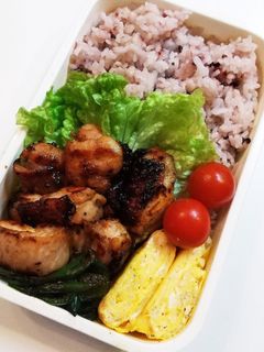 お弁当(1/29)とり肉(BBQ)-レシピのメイン写真