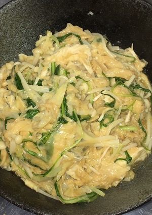 ささみと水菜と湯葉の柚子ポン酢煮-レシピのメイン写真