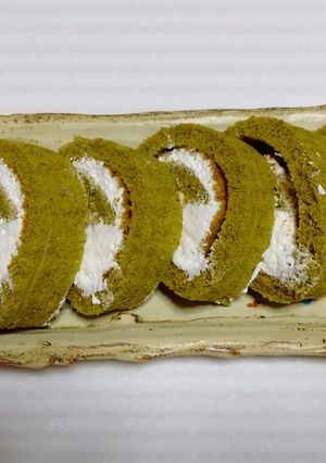 抹茶のロールケーキ-レシピのメイン写真
